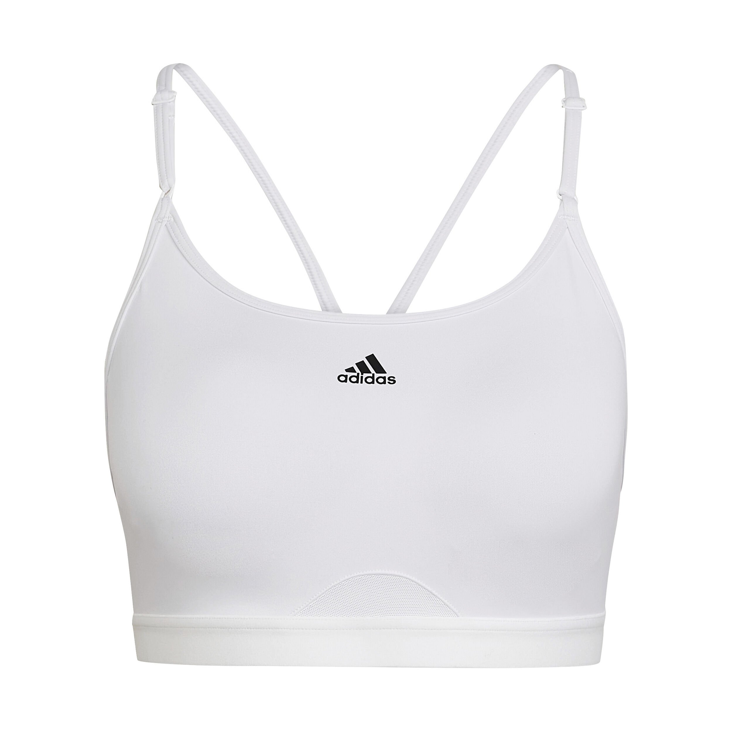 adidas Aeroreact Low-Support Padded Soutien-gorge Sport Femmes - Blanc