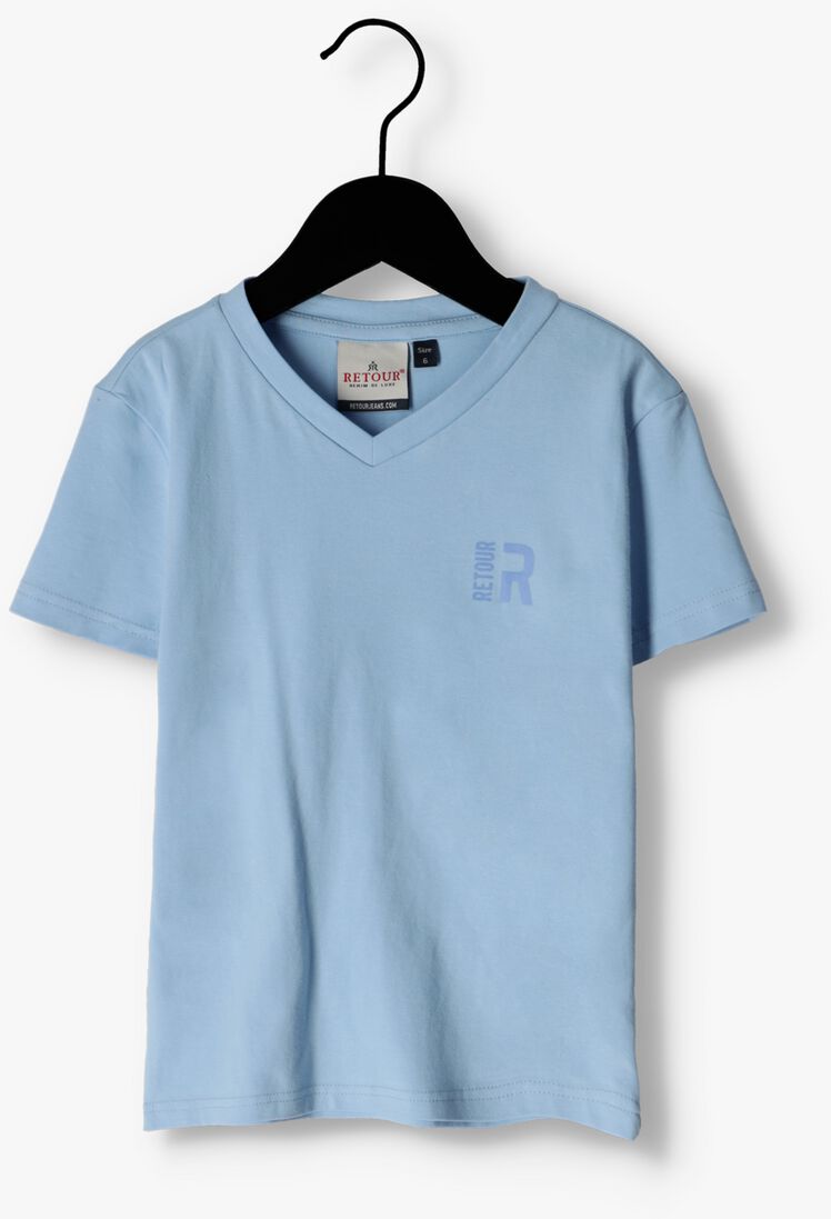 RETOUR lichtblauwe retour t-shirt sean