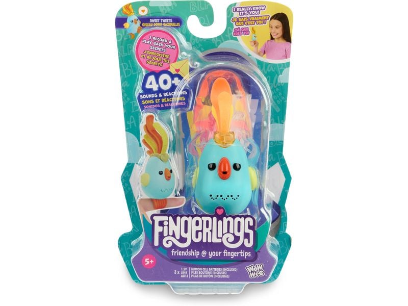 Wowwee Fingerlings Bird assortiert Sprechender und interaktiver Vogel