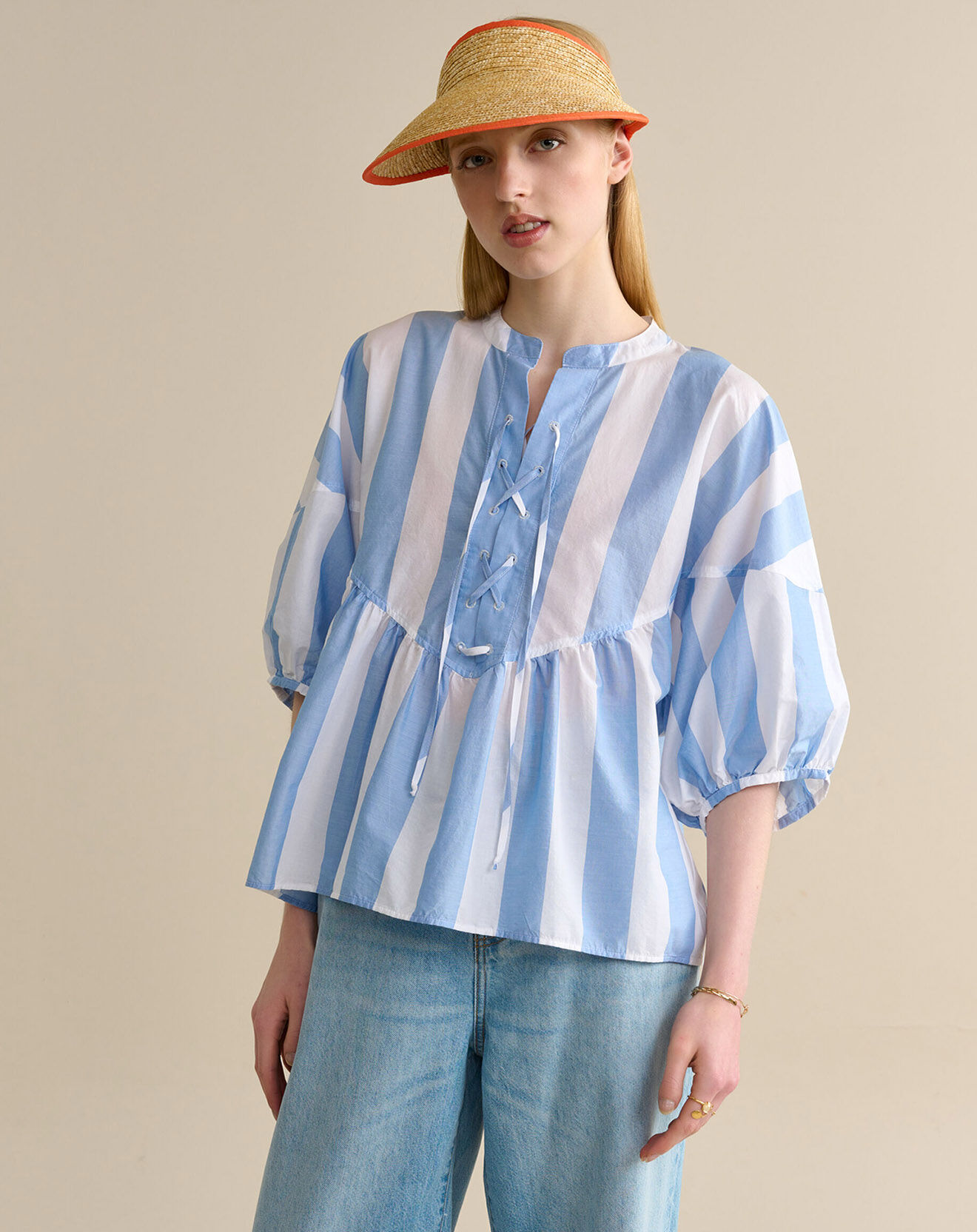 Bellerose Blouse Agadir bleu/blanc