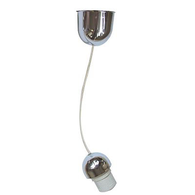 Monture en plastique chrome Brilliant E27