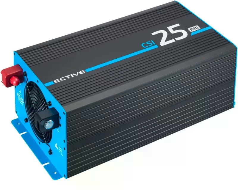 Ective CSI 25 Pro Sinus-Wechselrichter mit Netzvorrangschaltung und Ladegerät 12V 2500W