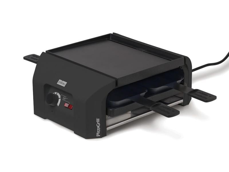 Stöckli Pizza-Grill FourFour Endgerät, 4 Personen Pizza und Raclette Ofen