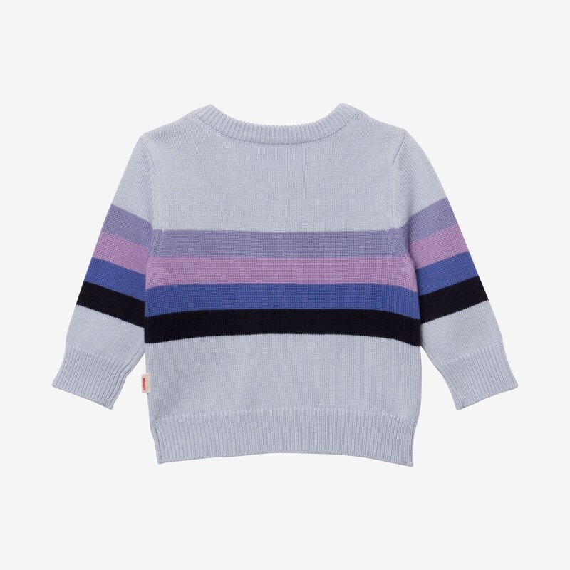 Pull bébé garçon rayé message bleu Catimini Bleu
