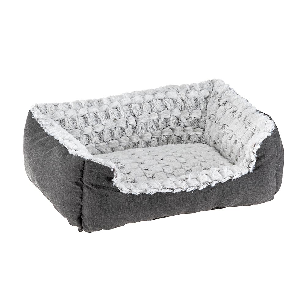 Ferplast panier chien coussin chien petite taille panier chat coussin chat doux et confortable 91 x 72 x h 19 cm. Gris