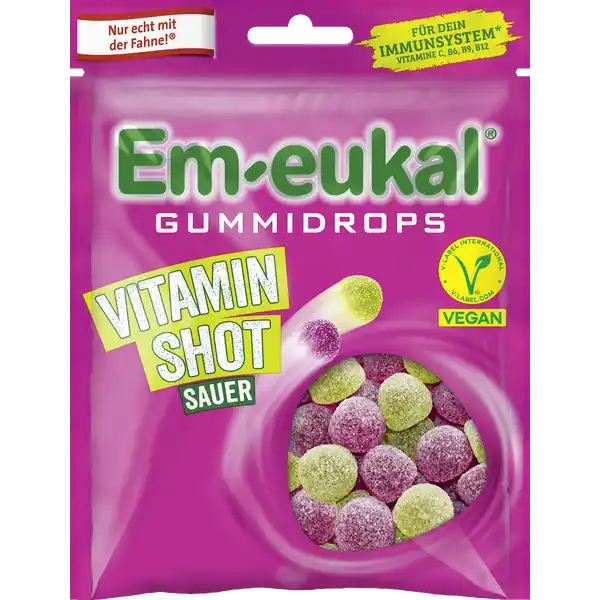 Gummidrops Vitamin-Shot sauer