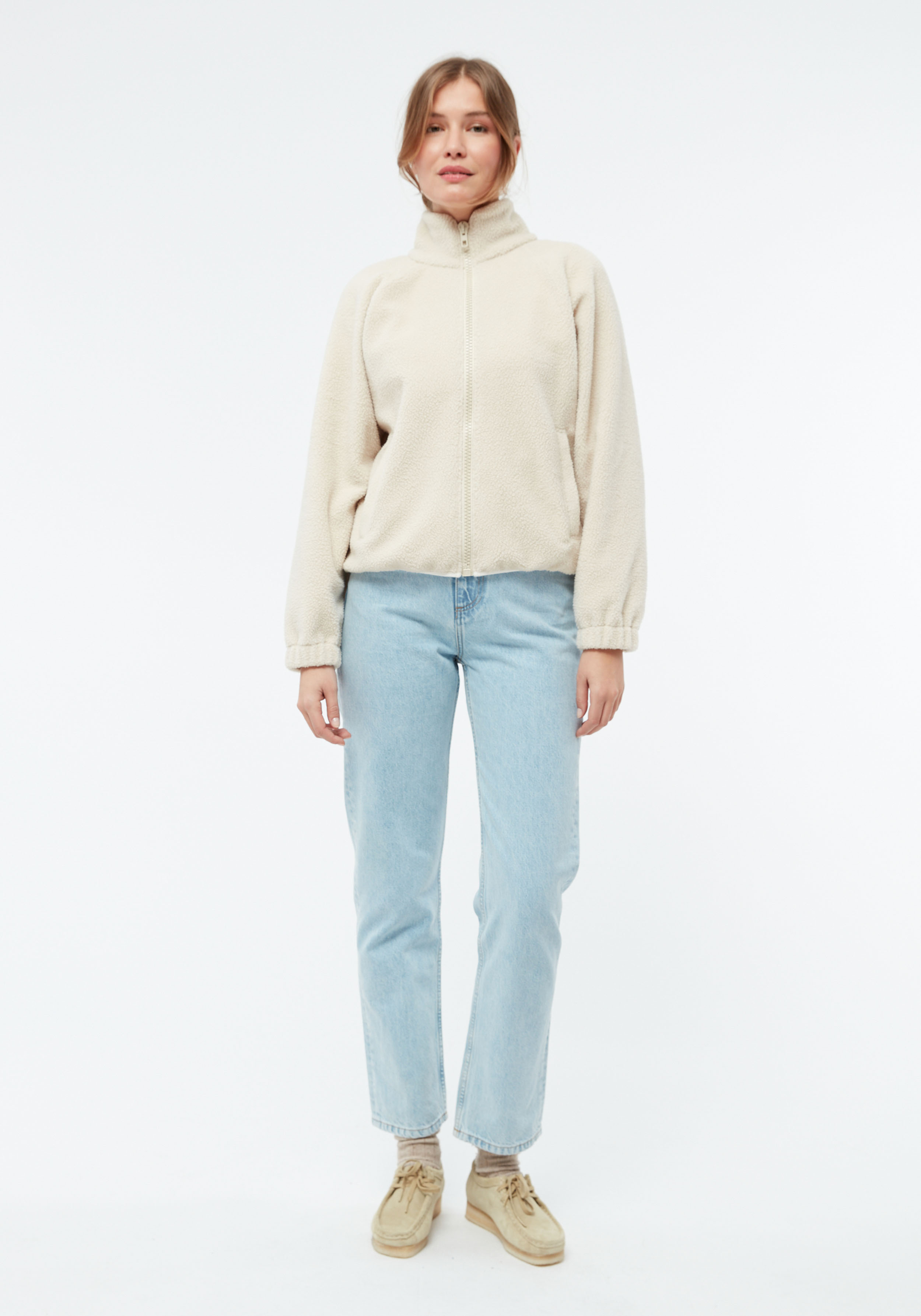 Givn Berlin Fleece-Jacke GBConny Off White