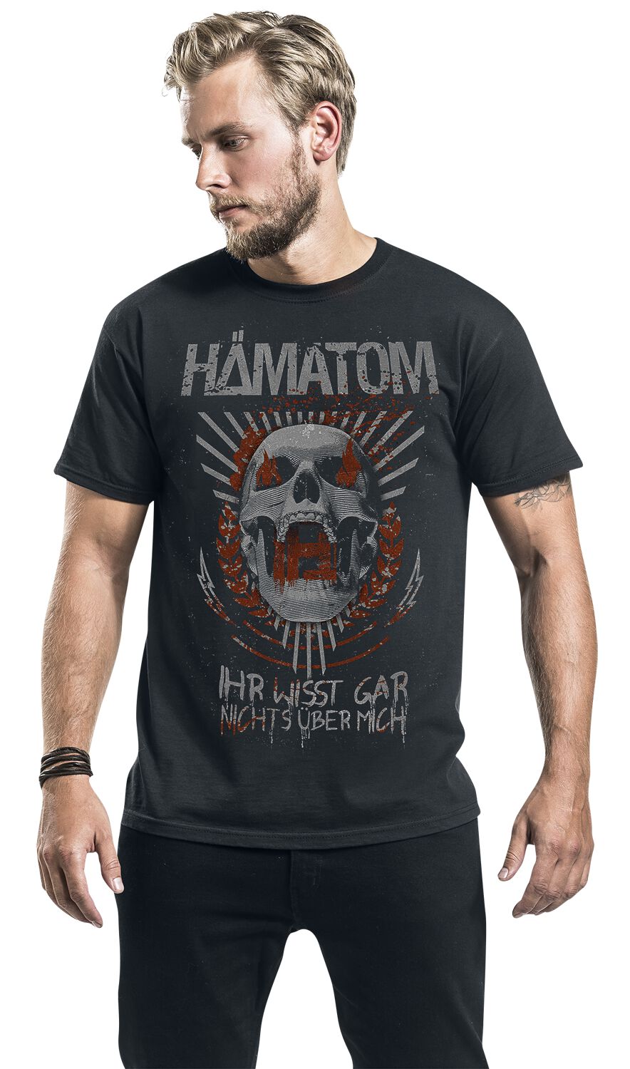 Ihr wisst gar nichts über mich | Hämatom T-Shirt Manches courtes