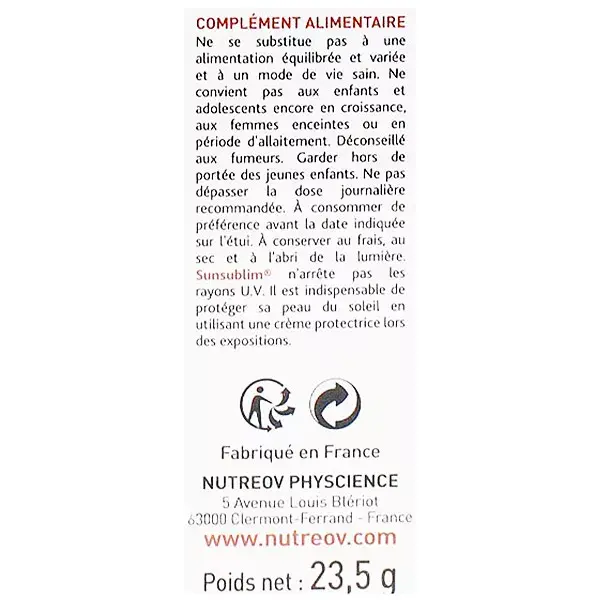 Nutreov Physcience Sunsublim Tanning Age Expert - Pacote com 3 unidades de 28 cápsulas cada
