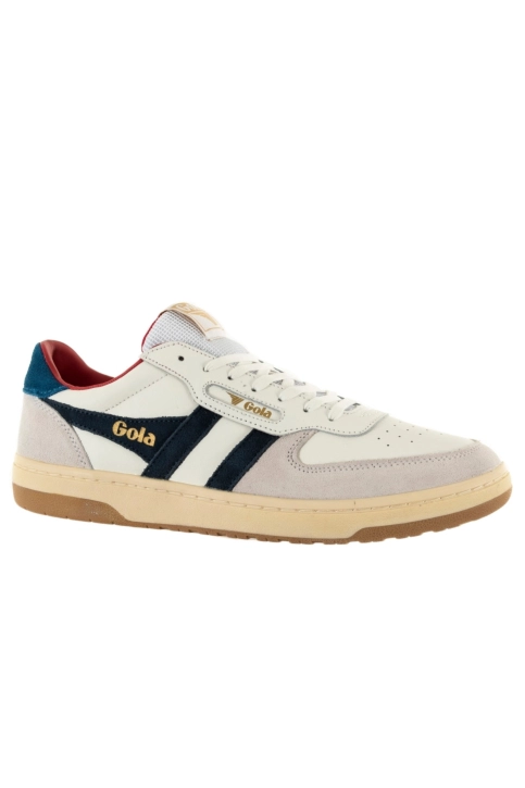 Baskets basses gola hawk white/navy/marine blue