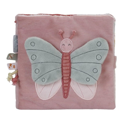 Livret souple d'activités tissu Flowers & Butterflies - LITTLE DUTCH