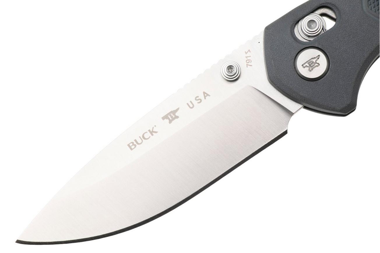 Buck 791 Range Pro 0791GYS1 Satin 154CM, Gray FRN, zakmes