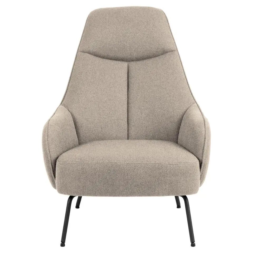 Fauteuil Beige - Zithoogte 40cm - 73x92x98cm - Bertus