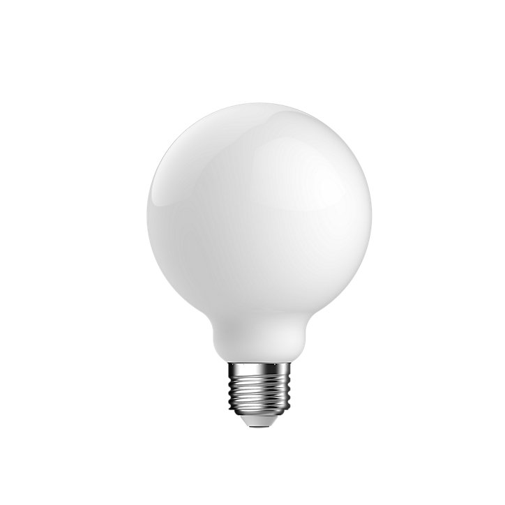 Ampoule LED globe E27 1055lm 7.8W = 75W Ø9.5cm IPX4 Diall blanc chaud