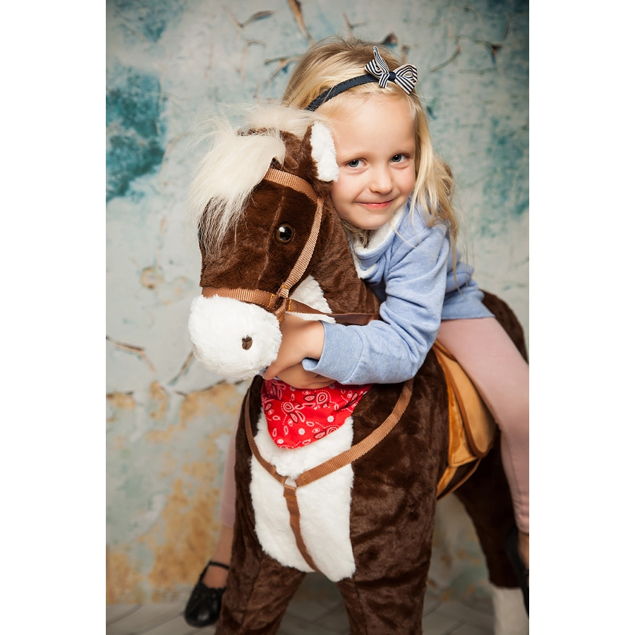 knorr toys® Standpferd XXL Winnie, braun