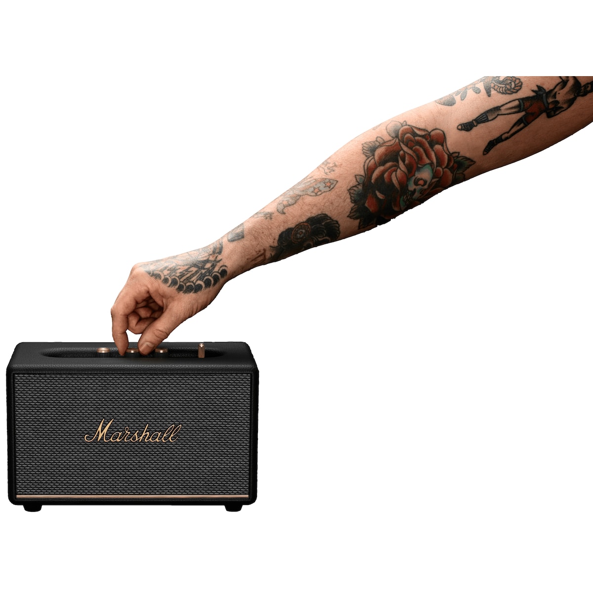 Marshall Acton III Bluetooth høyttaler (sort)