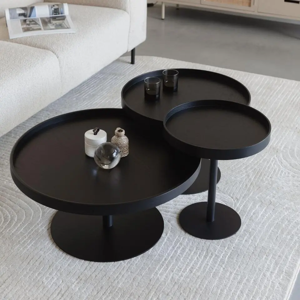 Puur - Lars sidetable zwart L