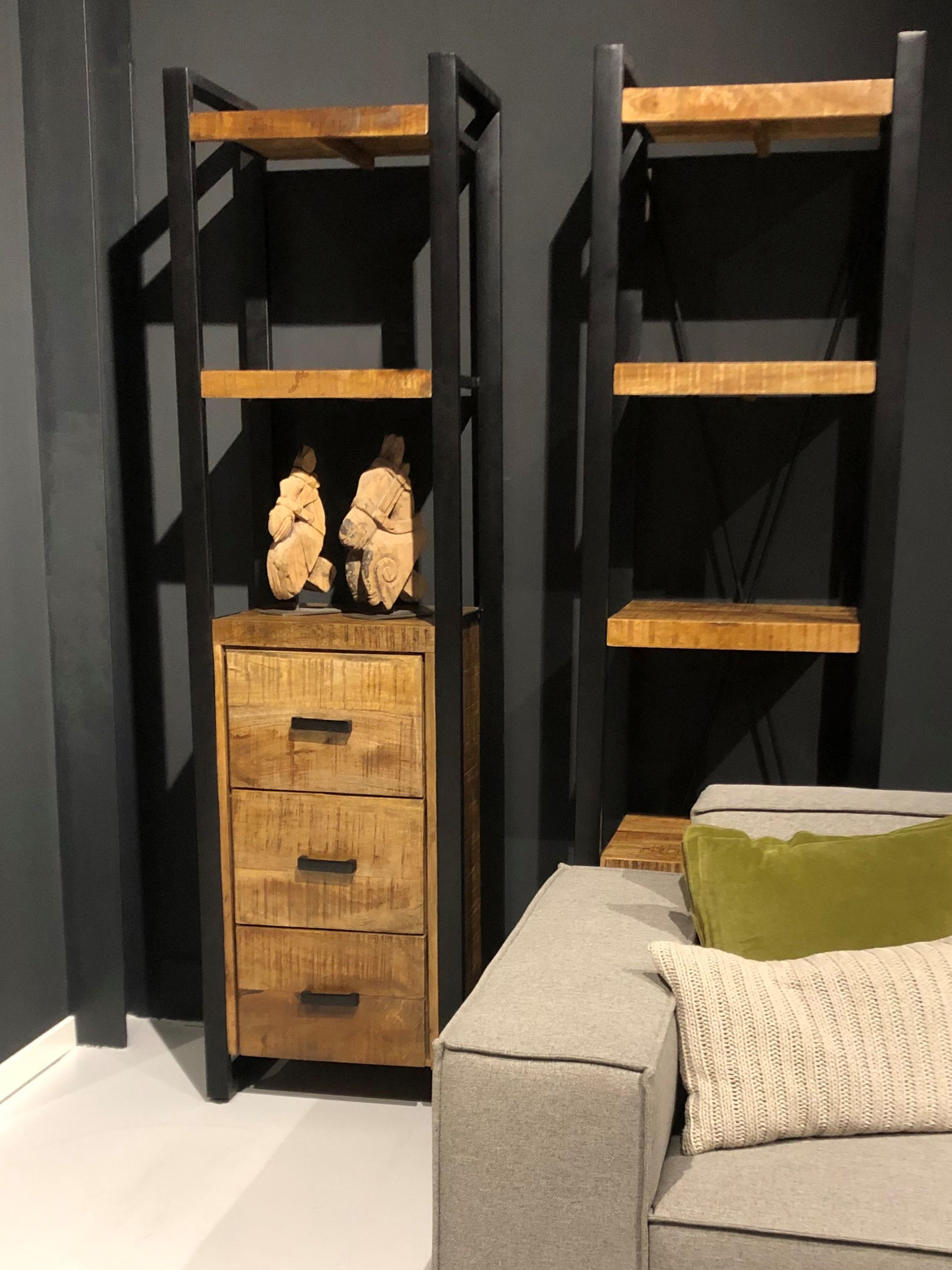 Wandkast Nairobi B55 x D40 x H200 cm