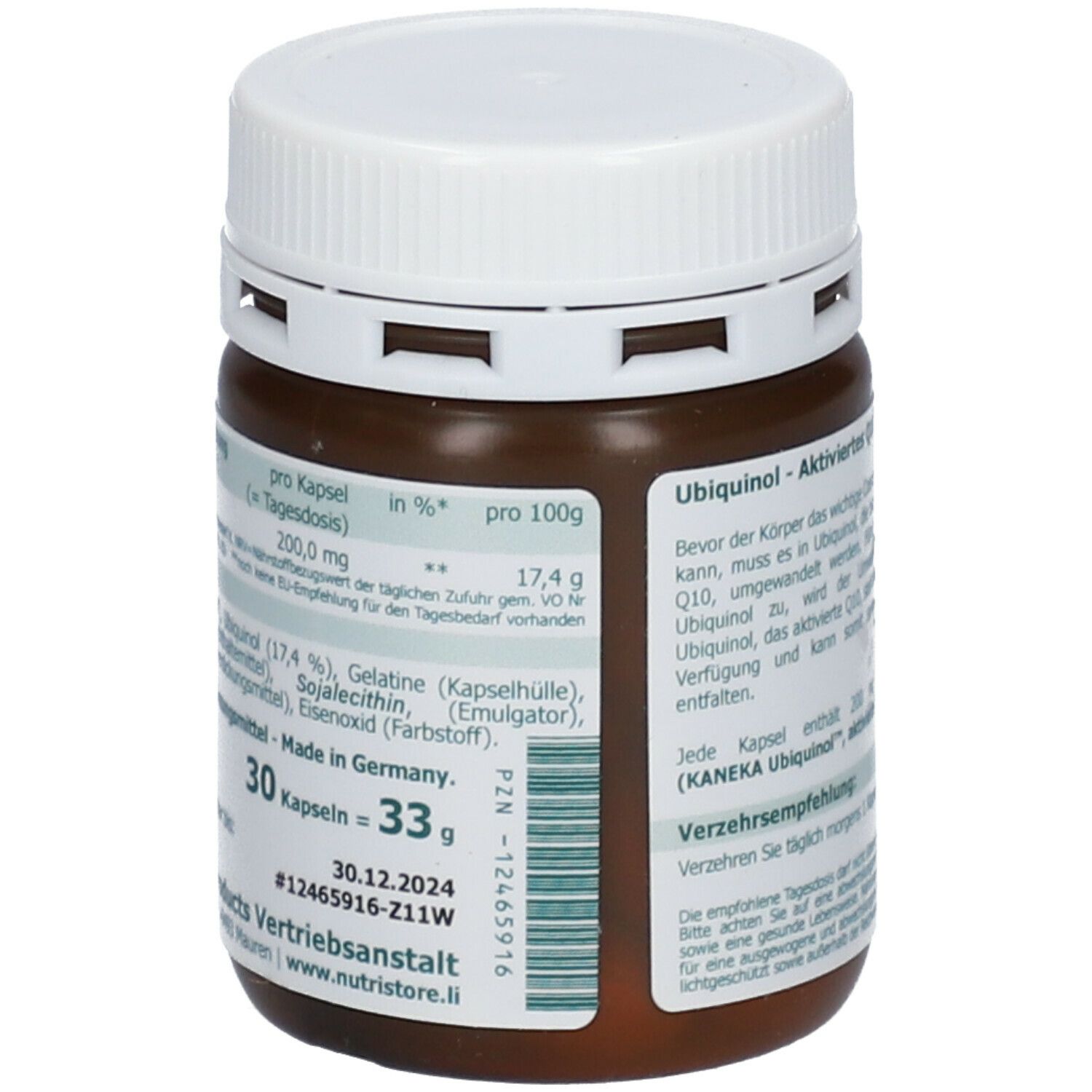 THE NUTRI STORE Ubiquinol 200 mg