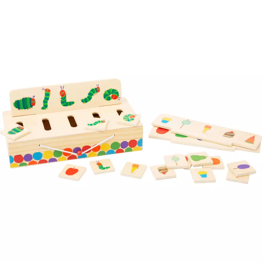 small foot® Raupe Nimmersatt Bildersortierbox