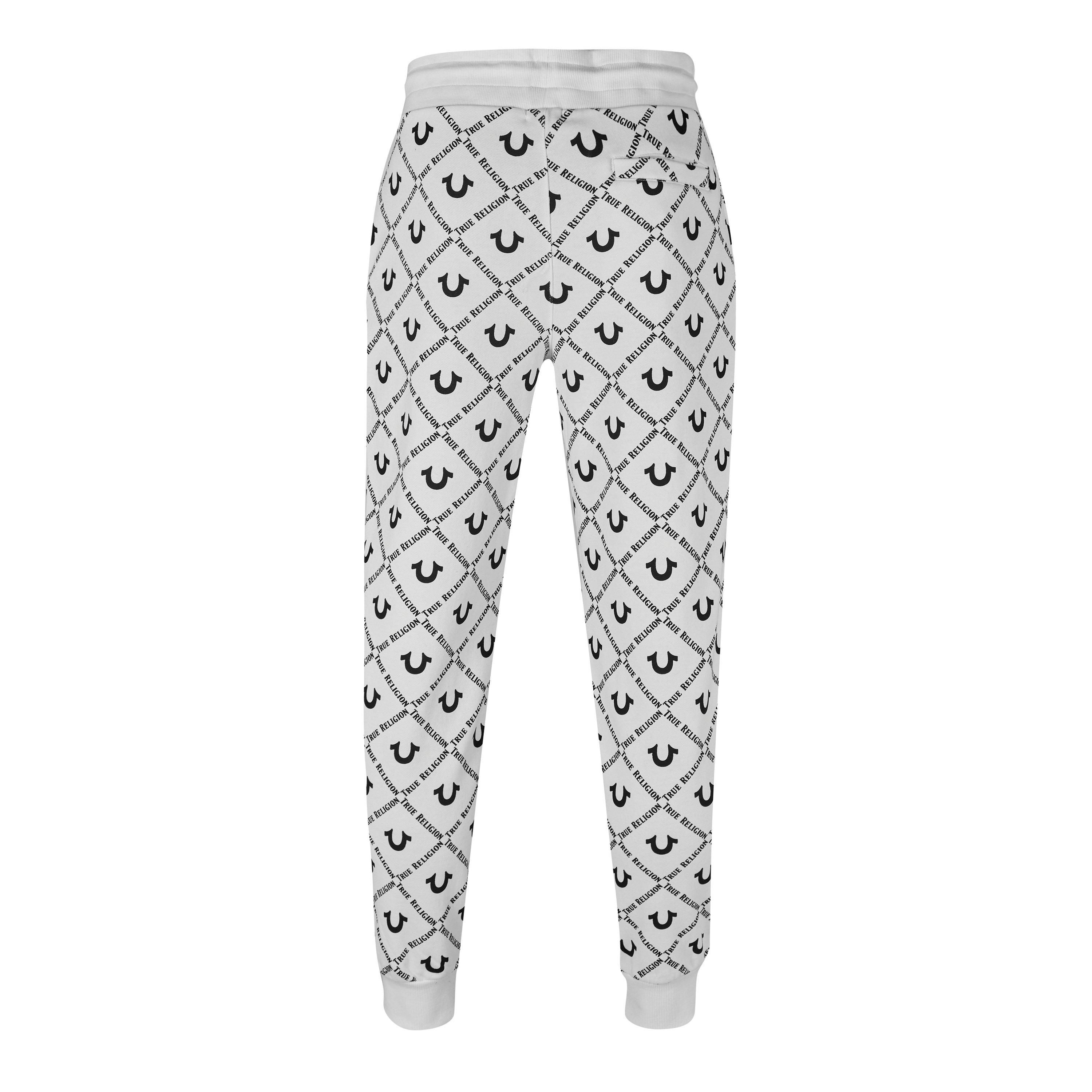 True Religion Allover Logo Joggers