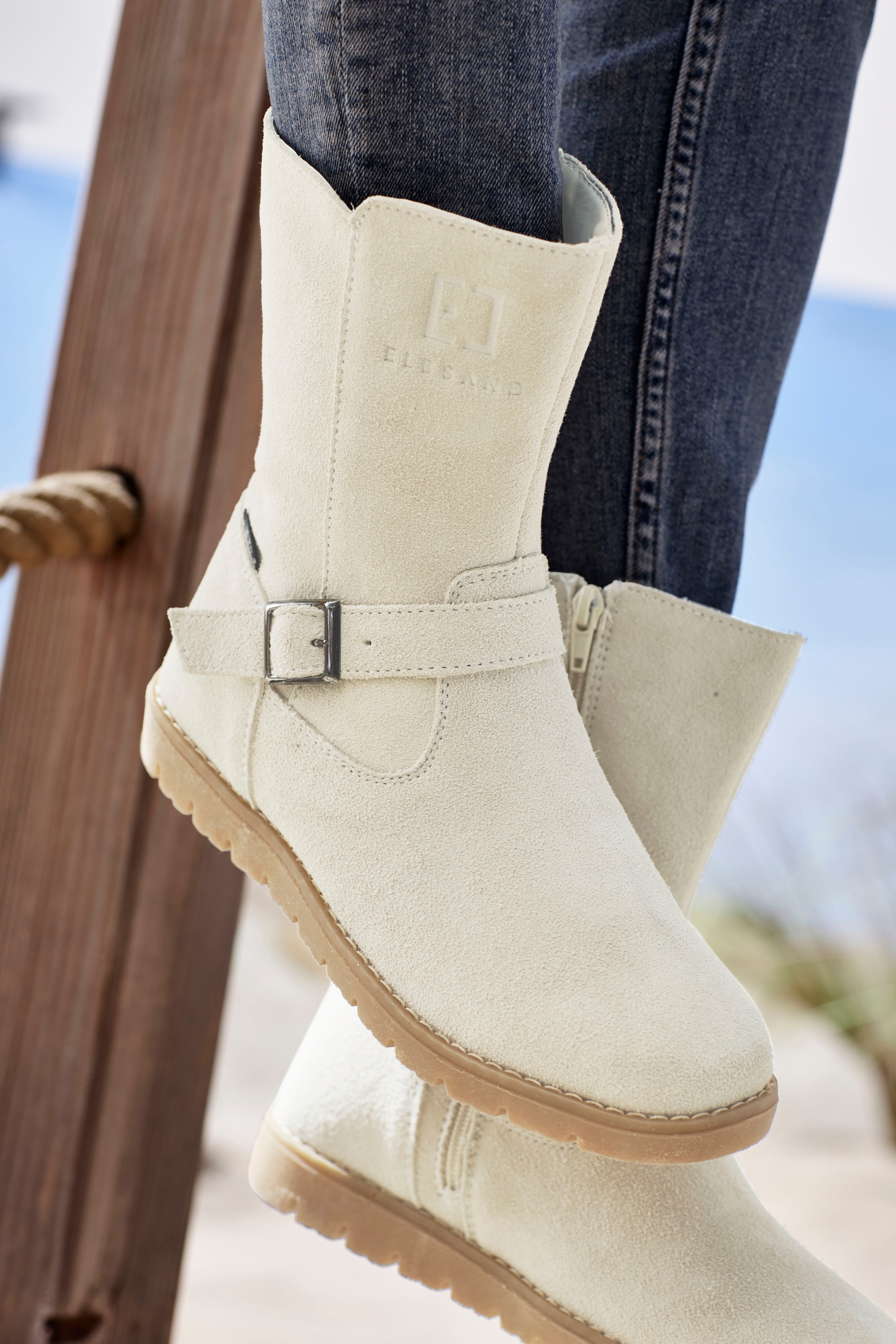 Elbsand Winterstiefel  Boots,Winterstiefelette,Leder, wind- & wasserabweisende Tex-Membran
