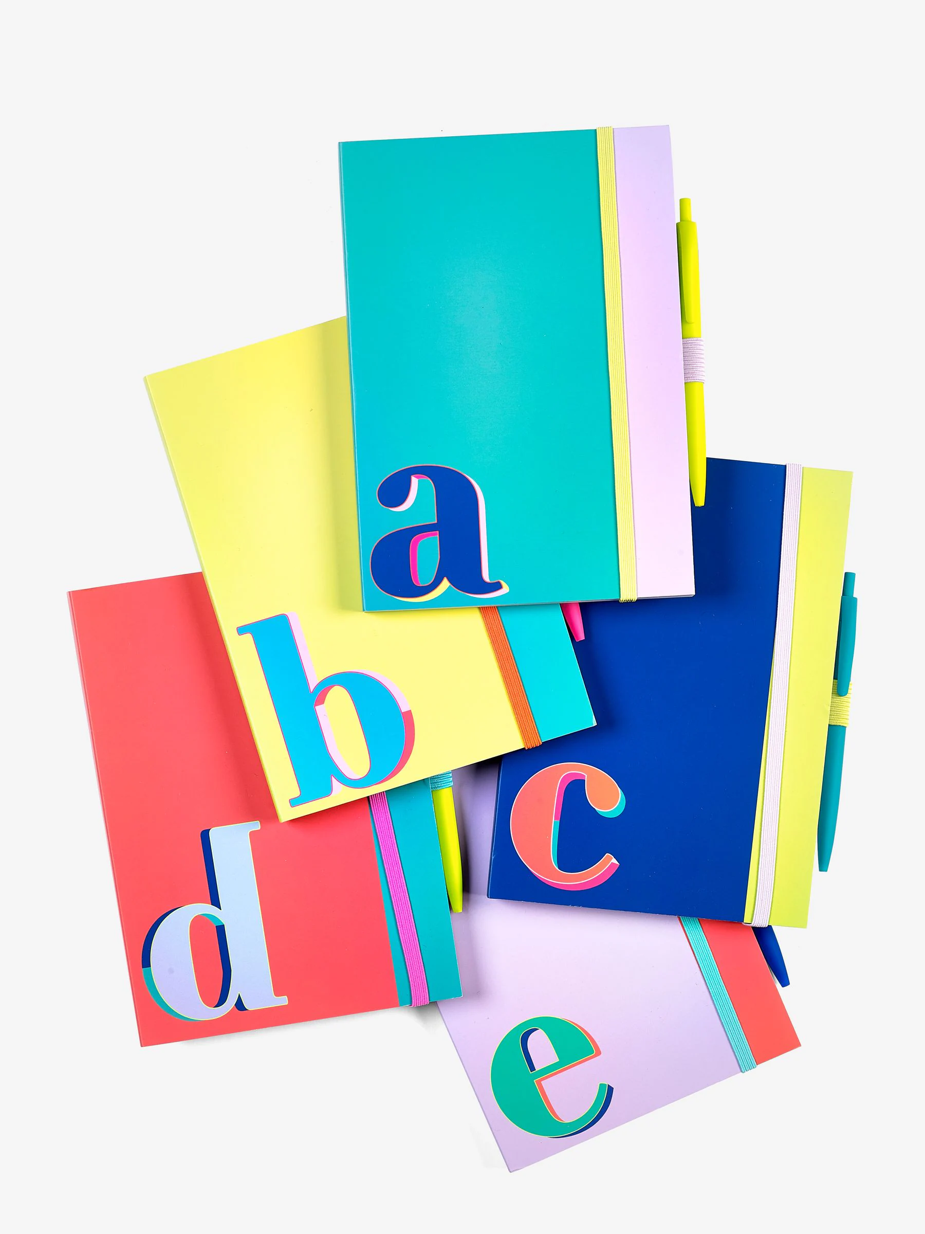 Belijnd A5 notitieblok met monogram