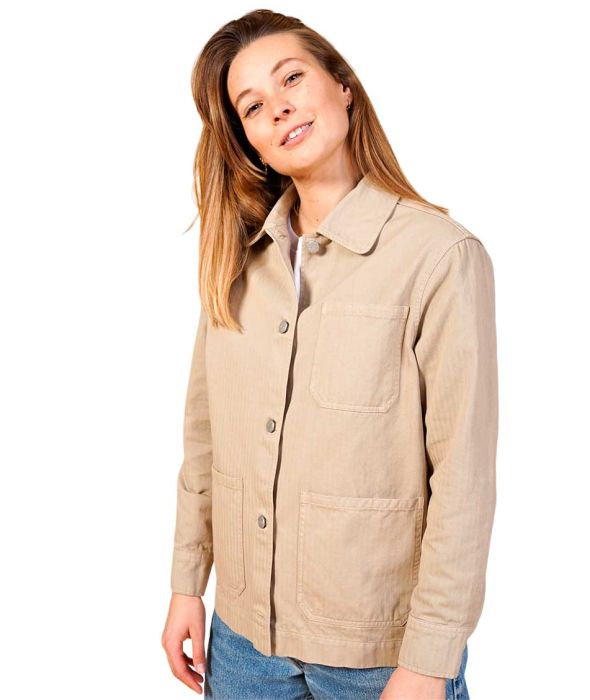 Courtney Herringbone Overshirt Women skjorte/jakke