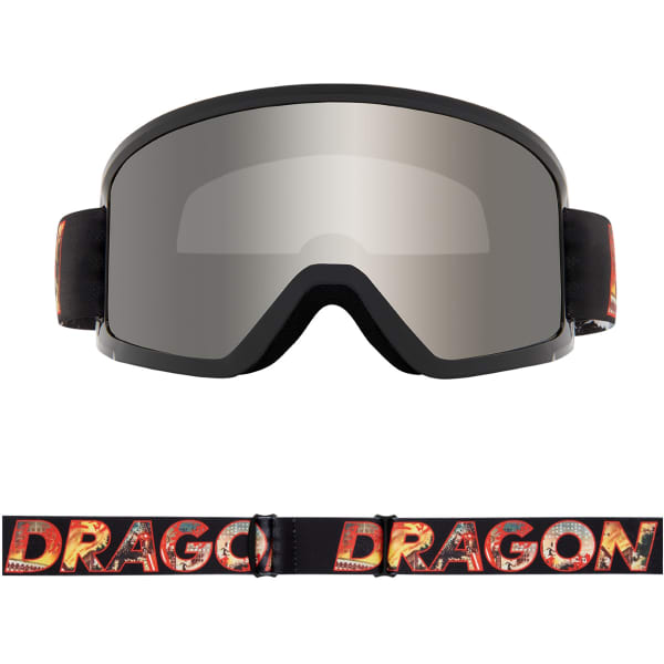 Masque de ski DRAGON DX3 PLUS OTG KLASH/LLSILVERION+LLROSE
