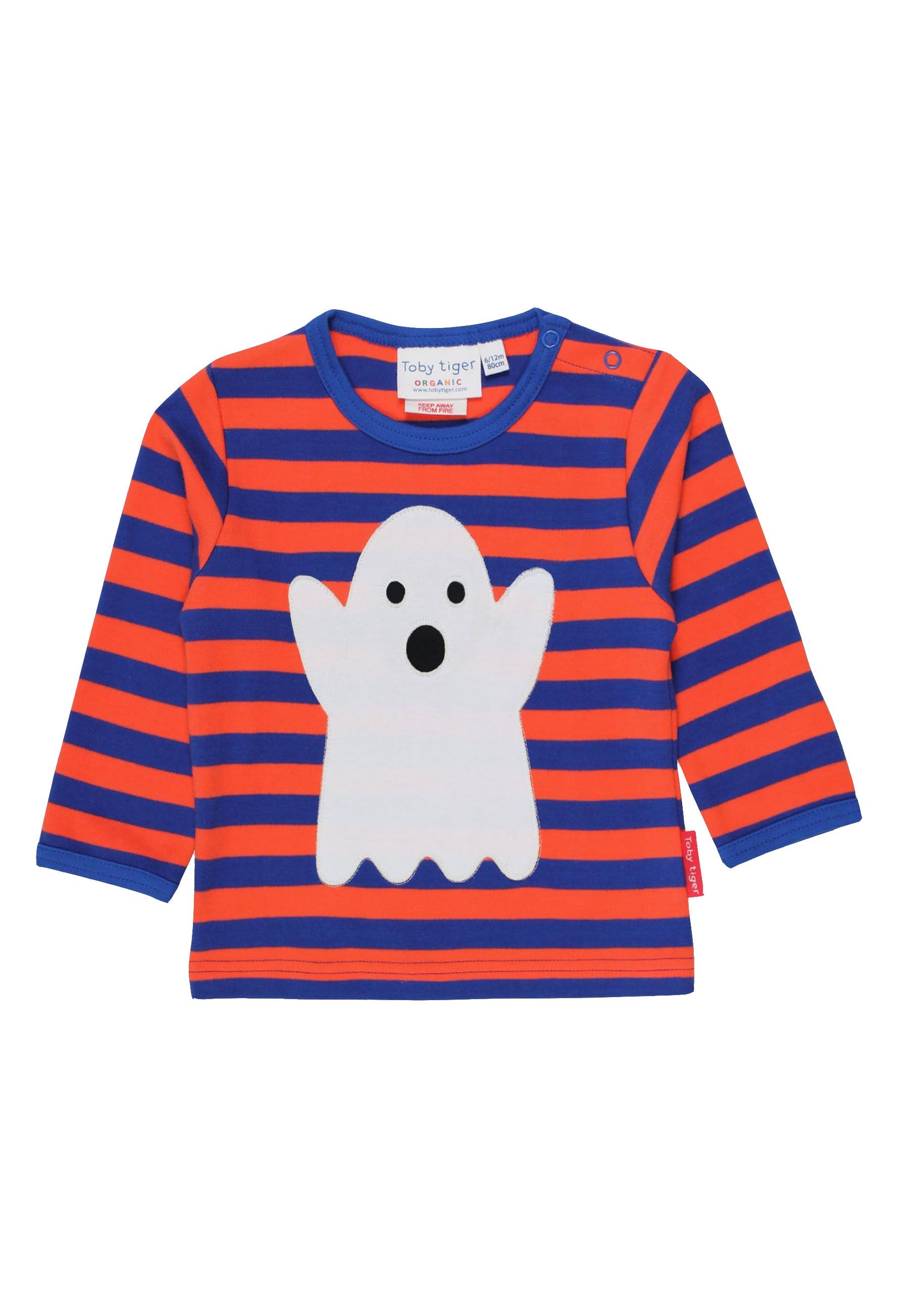 Toby Tiger Langarmshirt mit Halloween Applikation
