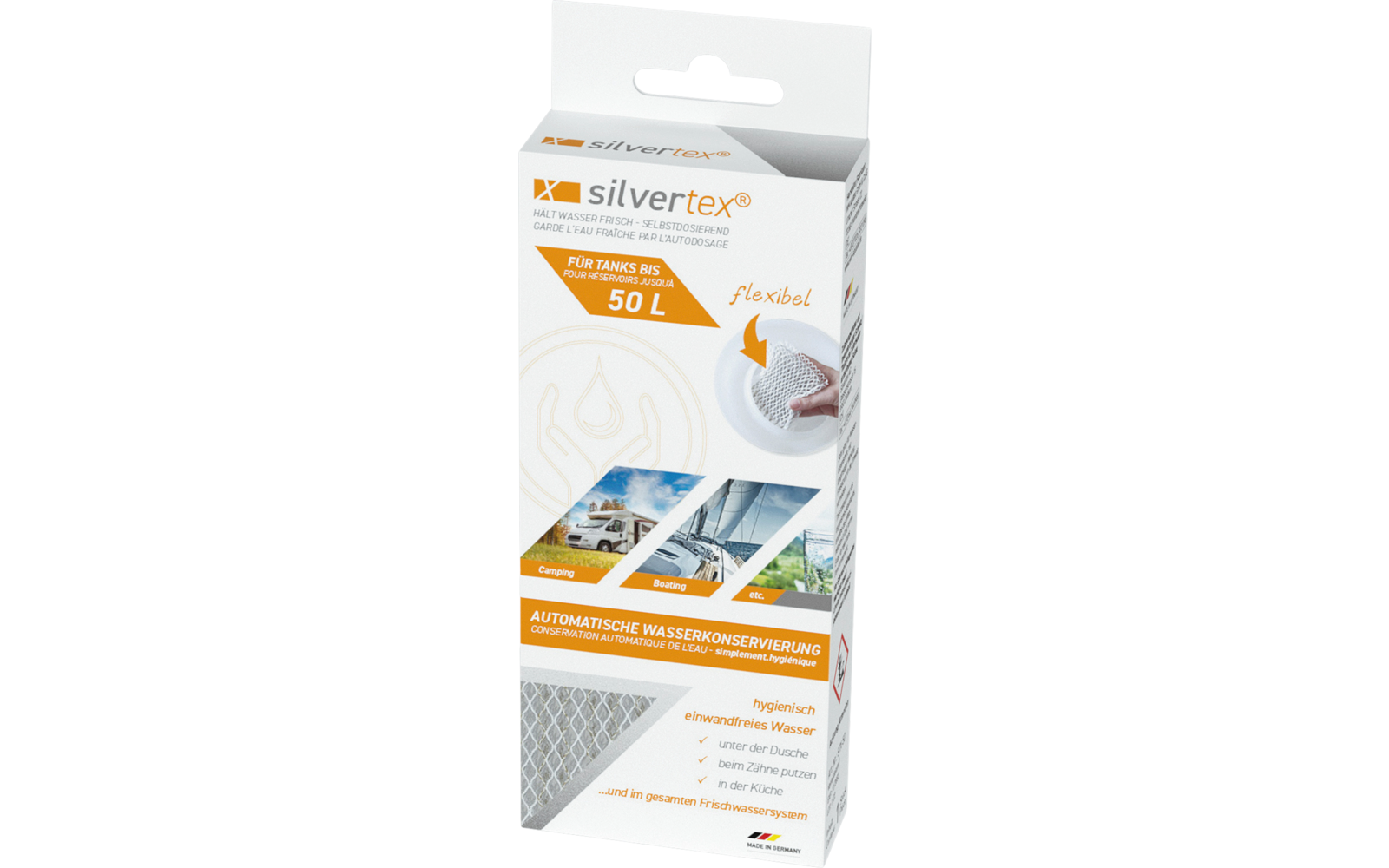 Silvertex Trinkwasserkonservierung für Tanks bis 25 Liter