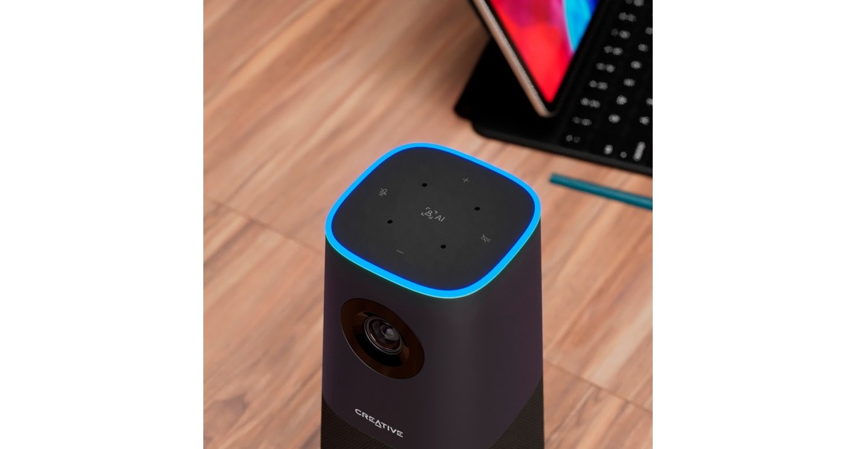 CreativeLive! Meet 4K webcam  (Zwart, 4K, 4 omnidirectionele microfoons)