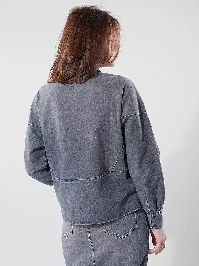 PENN&INK Jeansjacke grau