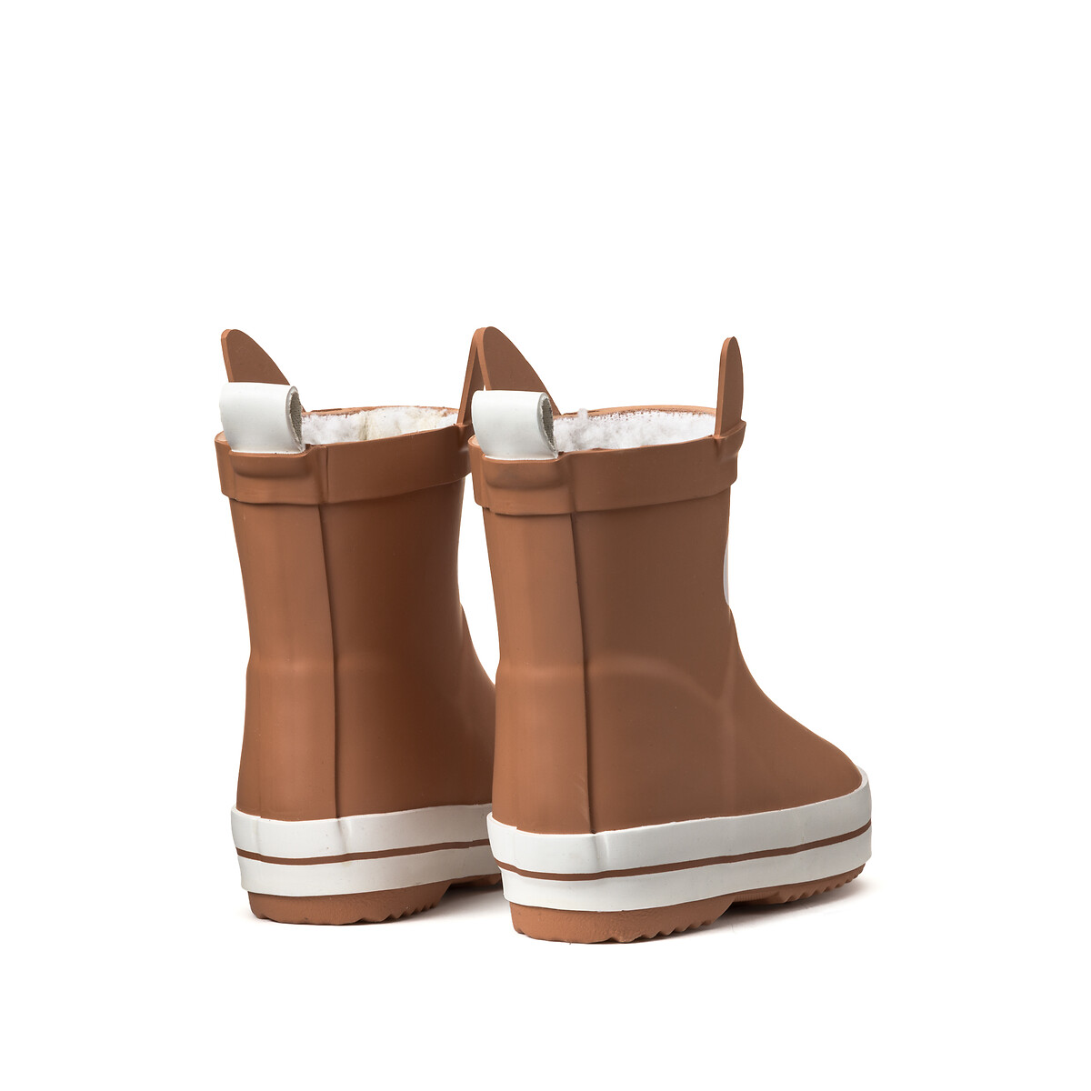 COLEÇÃO LA REDOUTE<br>Botas de chuva forradas, estampa de raposa