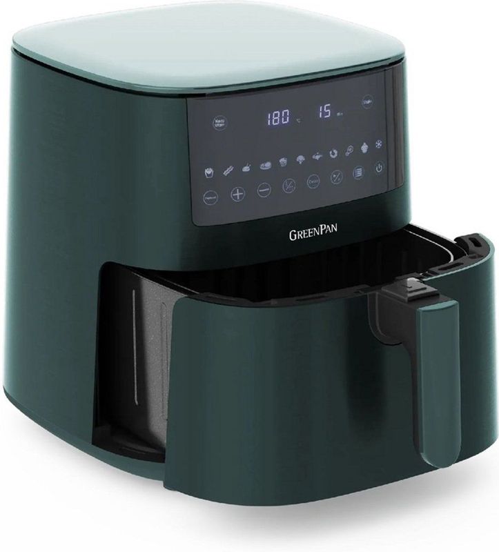Greenpan - Bistro XXL Airfryer - Pine Green - 7,2 Liter