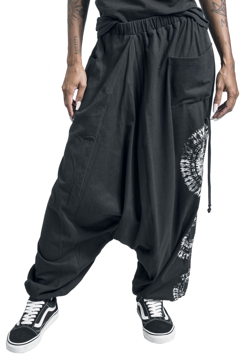 Pantalon Harem Imprimé | RED by EMP Pantalon en toile