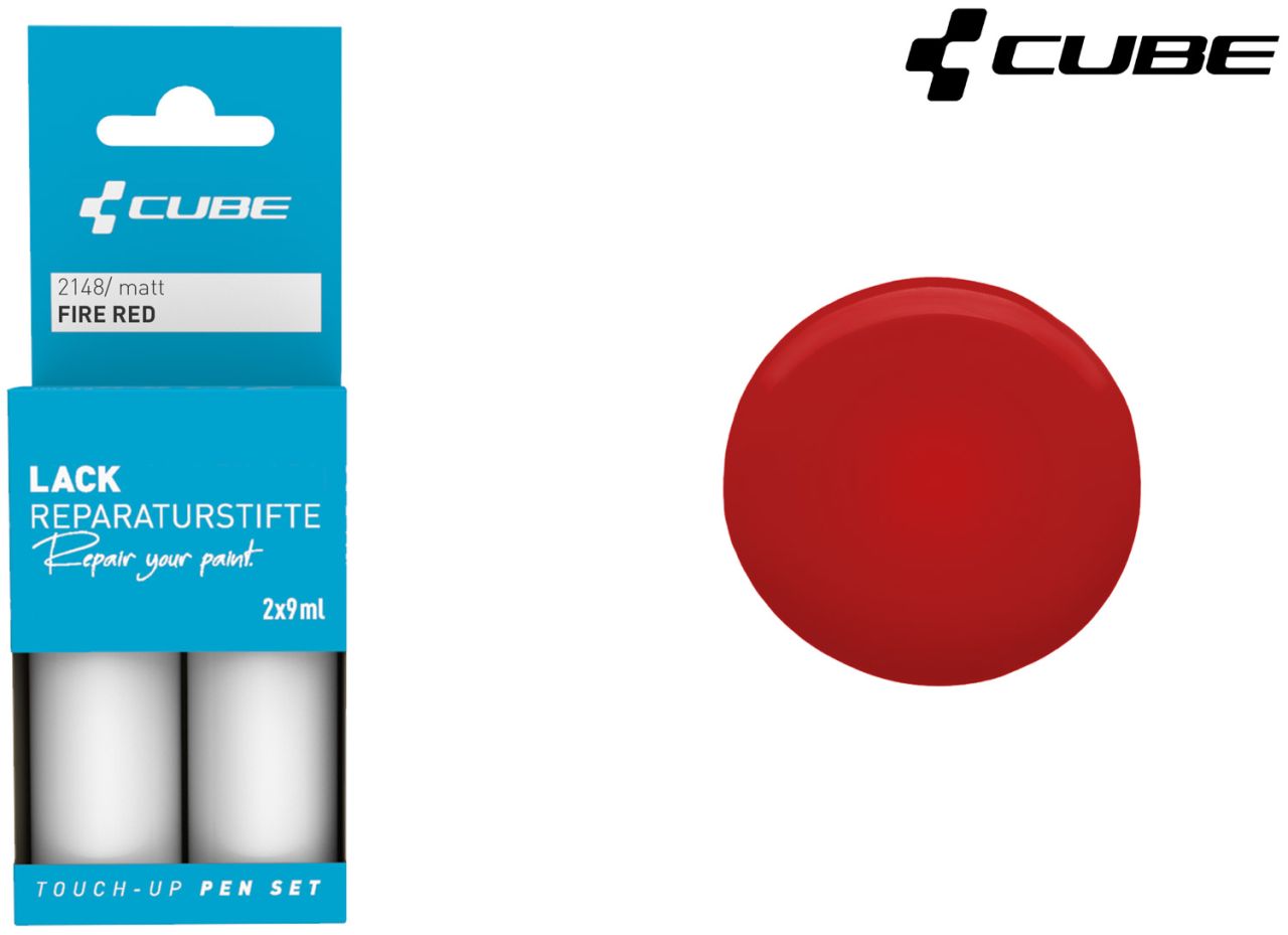 Cube Lackreparaturstift Set FIRE RED kaufen | Bike-Discount