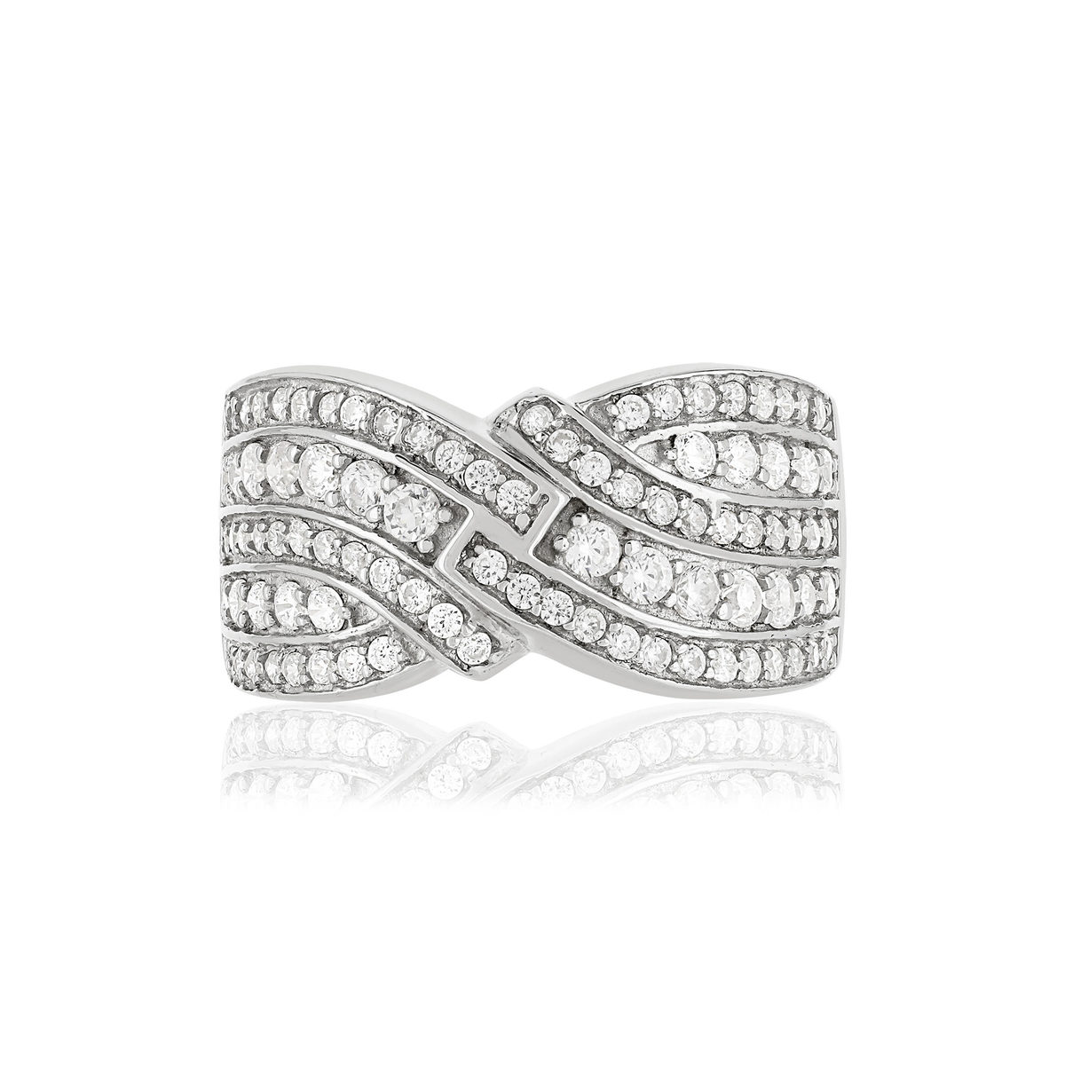Bague argent 925 zirconias