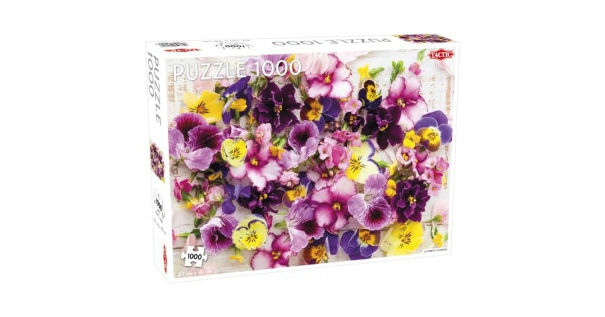 TacticPuzzel Summery Flowers   (1000 stukjes)