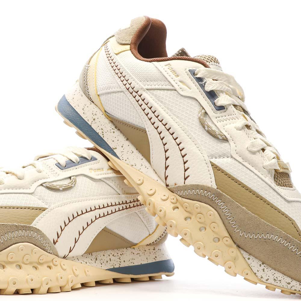 Puma Baskets Blanc/Marron Homme Puma Blktop Rider Expeditions