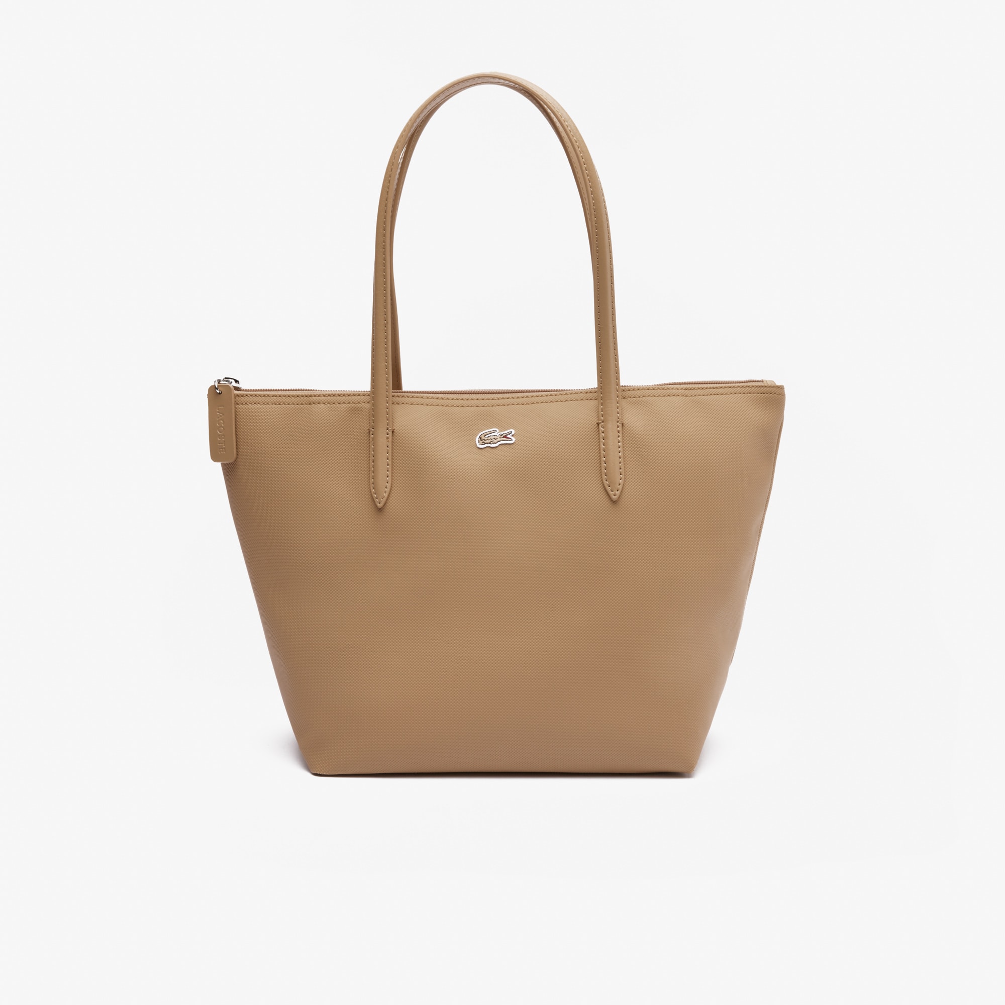 Petit sac cabas zippé L.12.12 Concept uni Sacs à main & Cabas - Beige - Lacoste - Femme