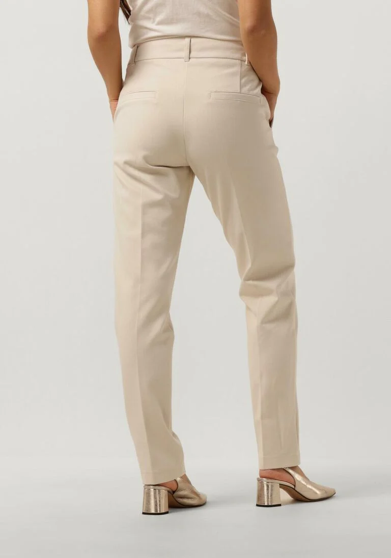 SUMMUM gebroken wit summum flared broek trousers punto milano