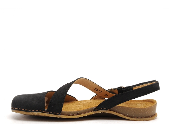 El naturalista nu pieds plats femme panglao n5813 noir
