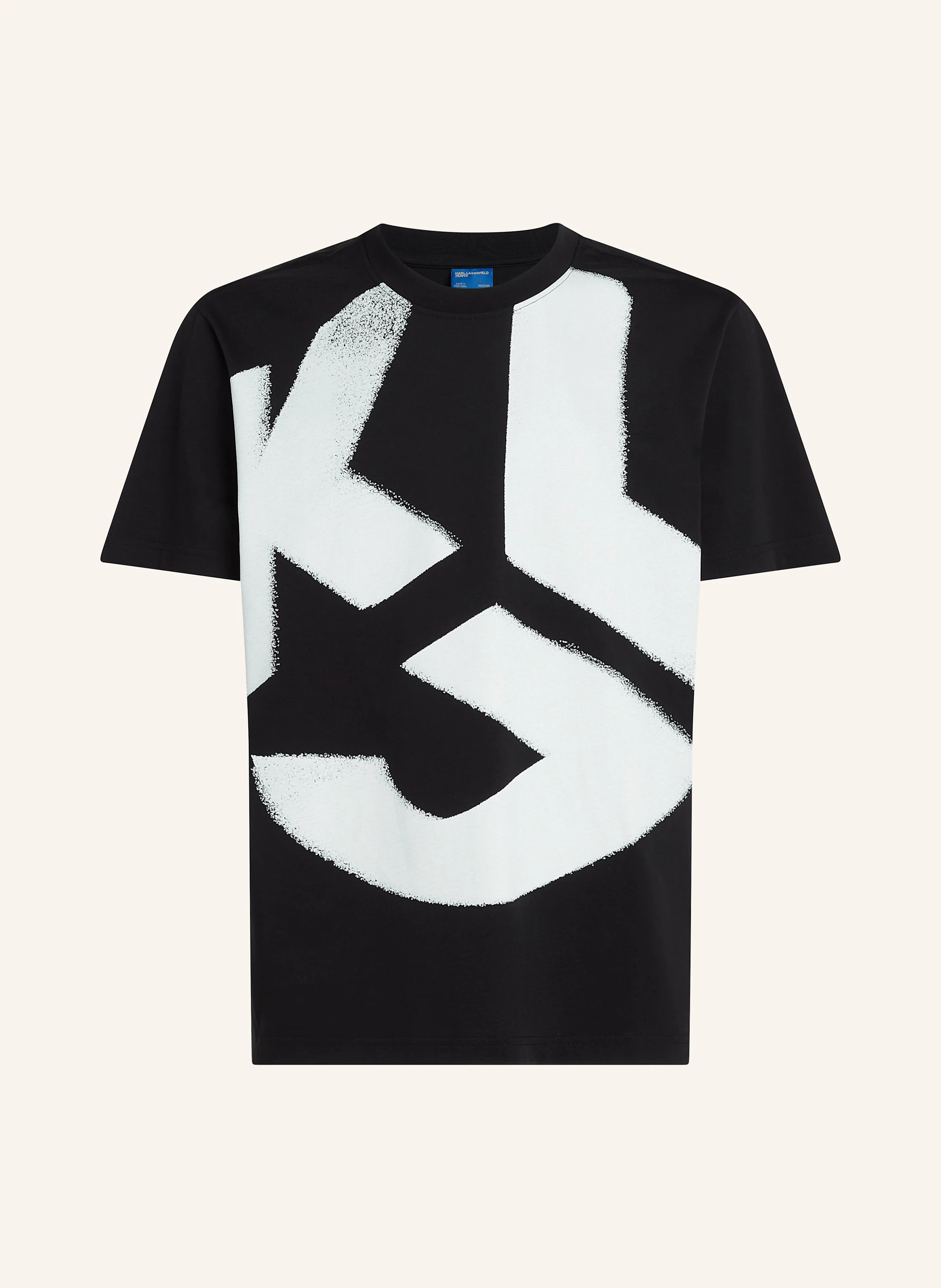 KARL LAGERFELD JEANS KLJ MONOGRAM BLEACHED T-SHIRT