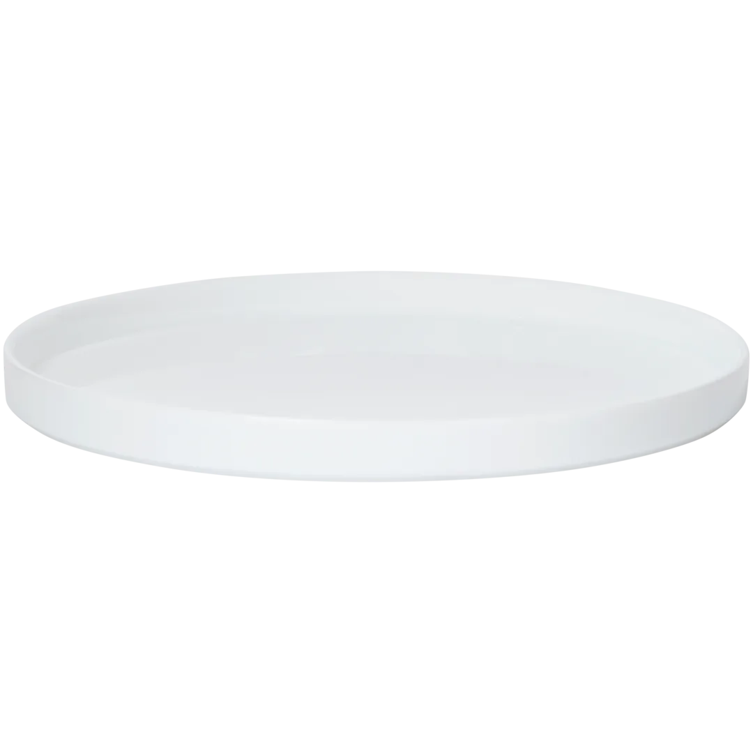 Petite assiette en verre opale Bormioli