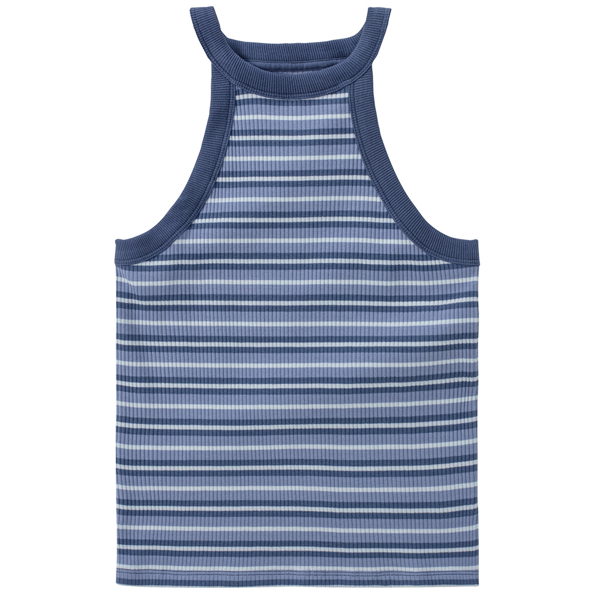 Beatwear Mädchen Top mit Rippstruktur hellblau / dunkelblau
