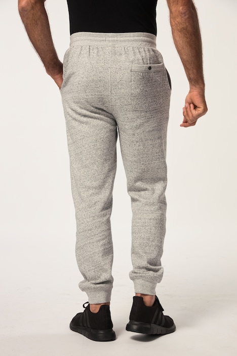 Sweathose, Homewear, Melangesweat, Elastikbund, Gesäßtasche