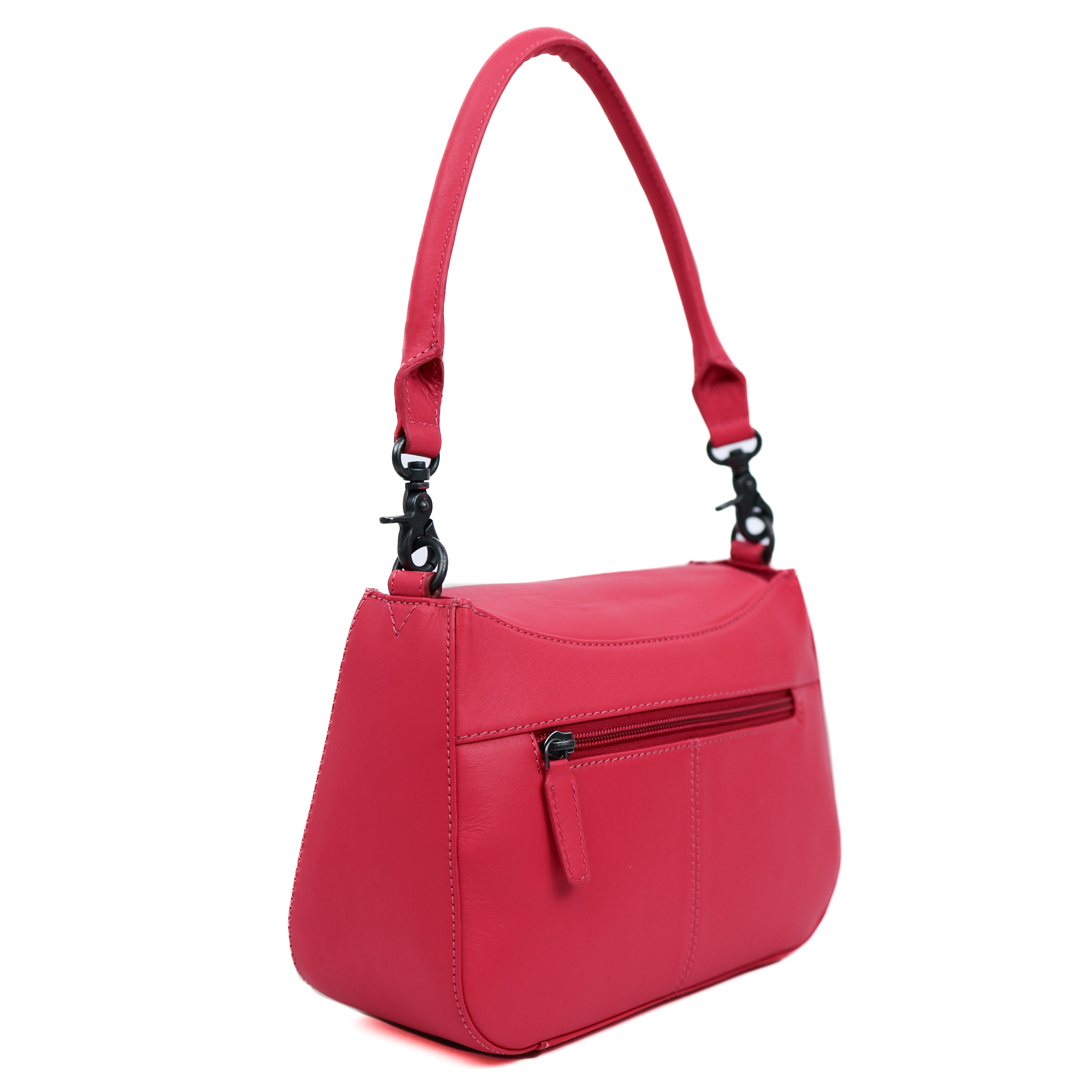 Hand-/schoudertasje met flap 'Fenna' Rose Red Rose Red