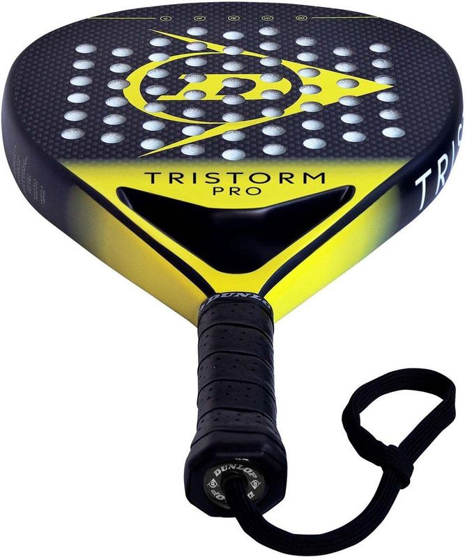 Dunlop - Tristorm Pro - Padel Racket - Zwart Geel - Grafiet