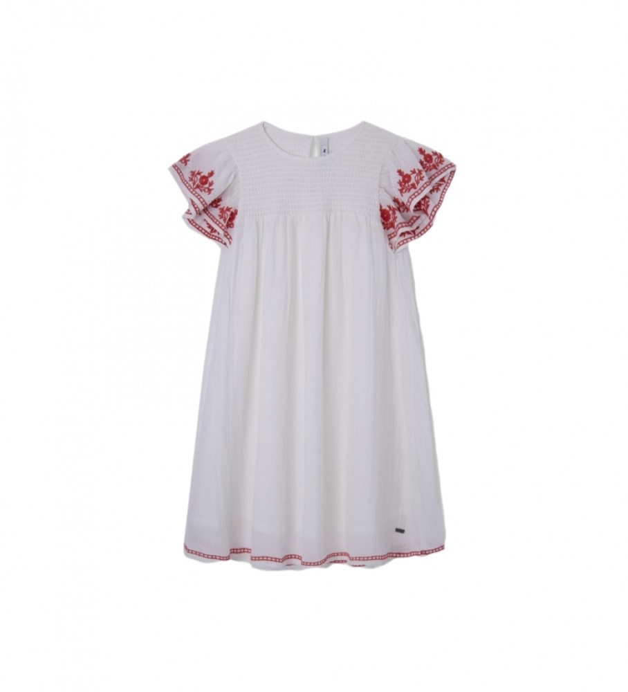 Vestido branco Godiva da Pepe Jeans